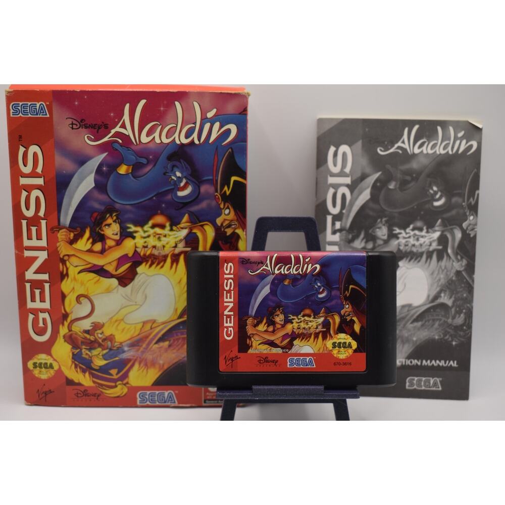Aladdin Sega Game Gear (1994) Complete in Box CIB